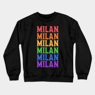 MILAN TRAVEL DESTINATION Crewneck Sweatshirt